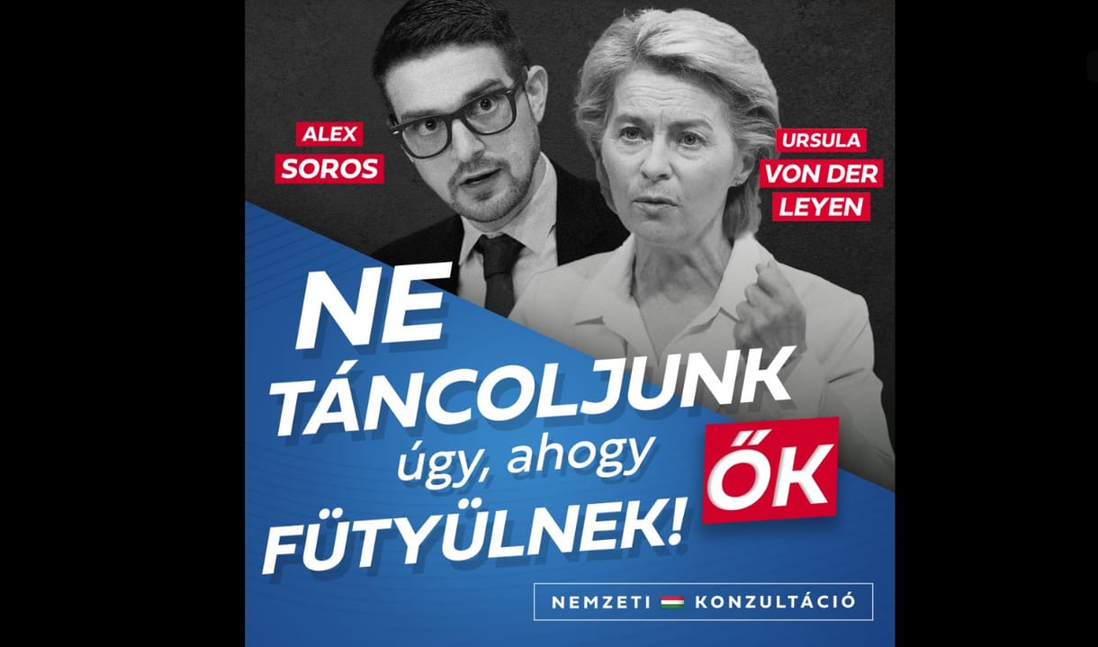 Von der Leyen az új Juncker, Soros Jr. az új Soros – íme a konzultációs plakátkampány