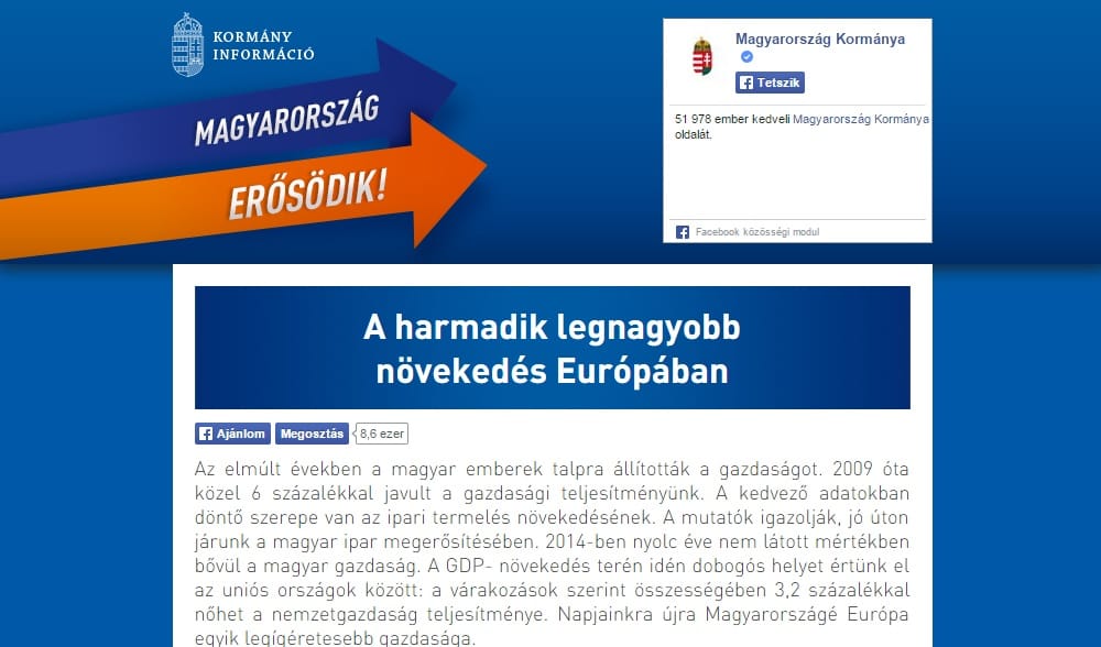 Több mint félmilliárdot költött a kormány a legutóbbi propagandahadjáratára
