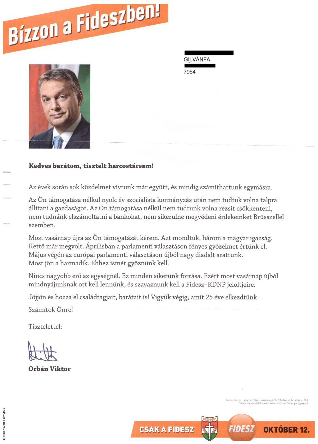 Az ország egyik legszegényebb falujában kalapozik adományokért Orbán Viktor