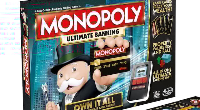 Hát ez is eljött: száműzték a pénzt a Monopoly társasjátékból