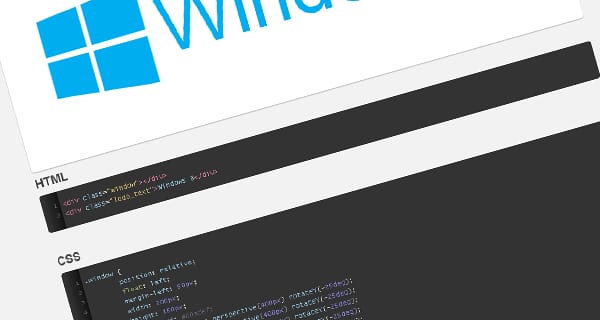 Cukorka webfejlesztőknek: Windows 8 logó CSS-ben
