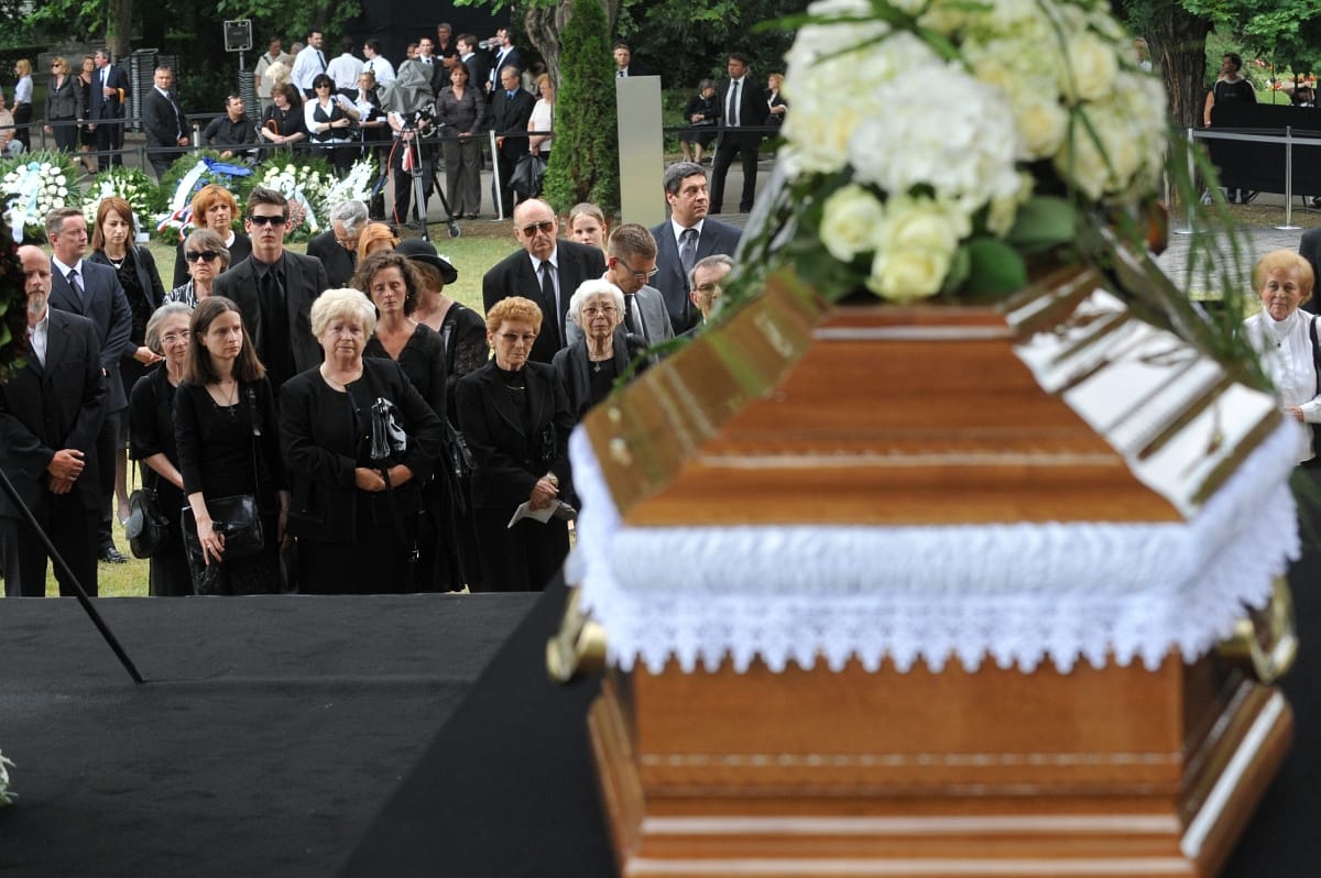 Mádl Ferenc temetése