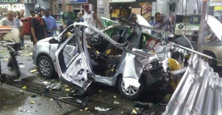 Tankolás közben robbant fel egy autó – videó