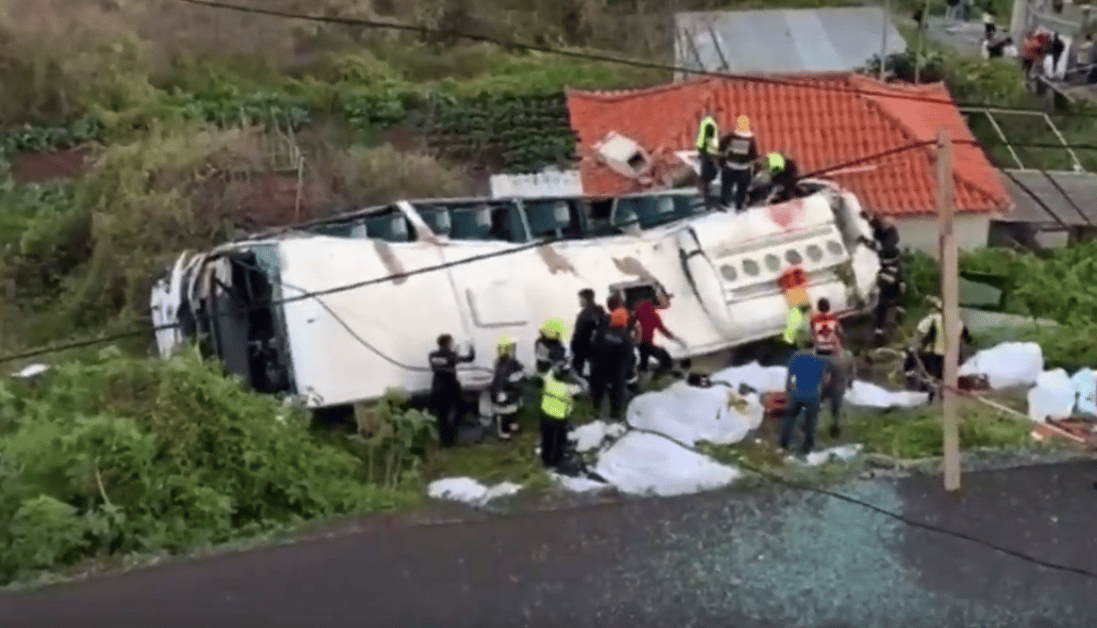 Német turisták haltak meg a madeirai buszbalesetben
