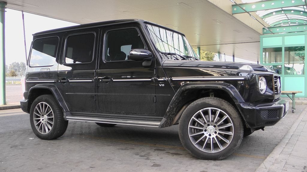 Egy lopott Mercedes G500 nem éppen hétköznapi fogás a határon