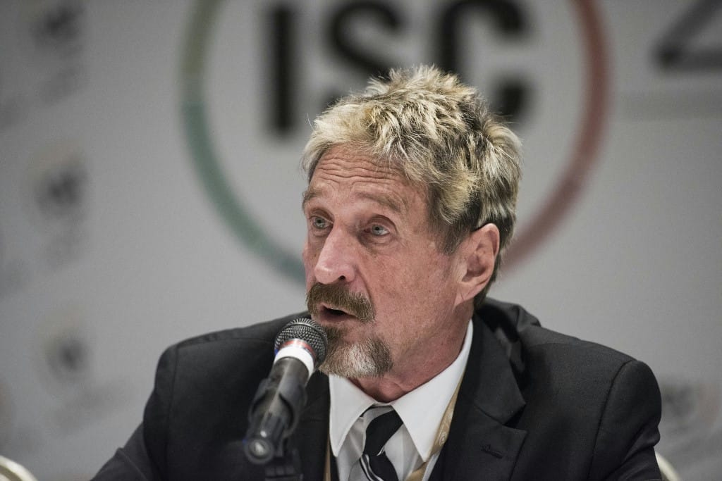 Holtan találták cellájában a vírusirtójával ismertté vált John McAfee-t