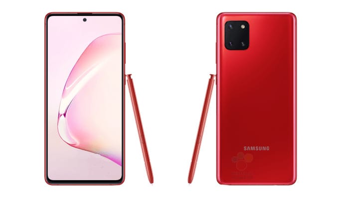 Hivatalosnak tűnő képek: ilyen lesz a Galaxy Note10 család legolcsóbb tagja?
