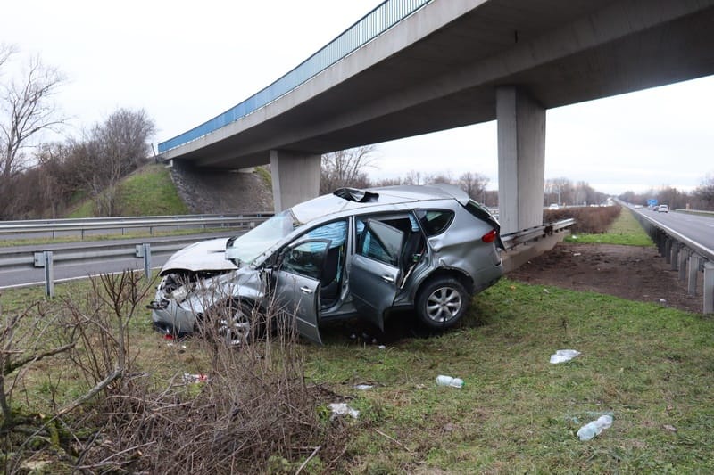 Nem is Magyarországra indult a horvát audis, aki szemben hajtott fel az M7-esre