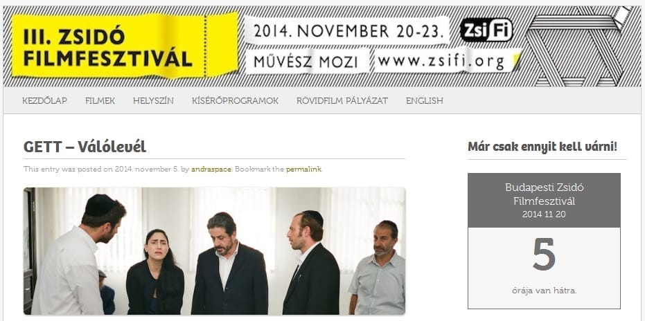 Kódjátszmával indul ma a III. Budapesti Zsidó Filmfesztivál