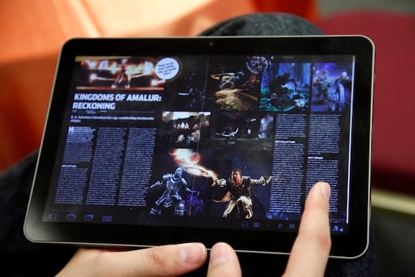 Digitális magazinok Honeycomb gépeken