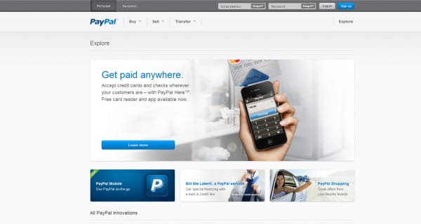 Megújul a Paypal arculata