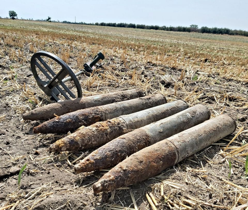 Második világháborús szovjet lőszereket találtak Gárdonynál