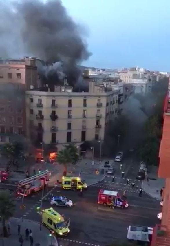 21 sérült egy barcelonai pékségben történt robbanásban