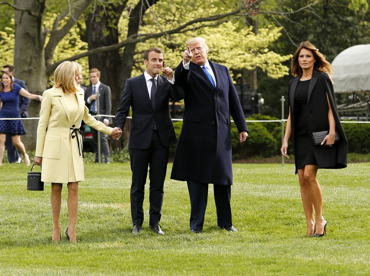 Trump mindent tudhat Emmanuel Macron szexuális életéről