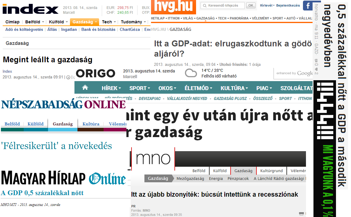 GDP: recesszió vagy fellendülés, ahogy tetszik