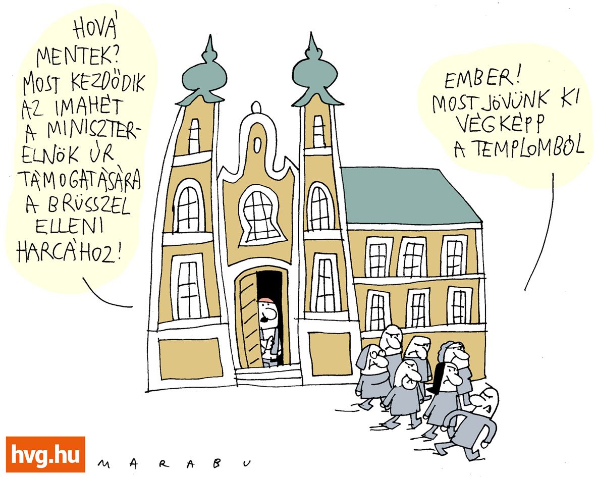 Marabu Féknyúz: Ember, most jövünk ki végleg a templomból