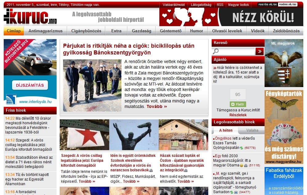 Nyomoz az NNI a kuruc.info ellen