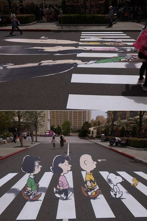Street art percek: egy Charlie Brown illúzió
