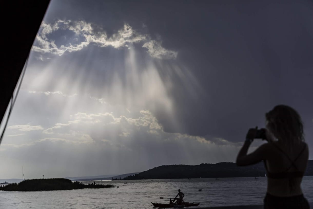 Ugyanolyan meleg a Balaton, mint a levegő