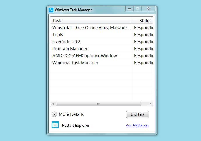 Windows 8 stílusú Feladatkezelő a Windows korábbi verzióihoz, ingyen