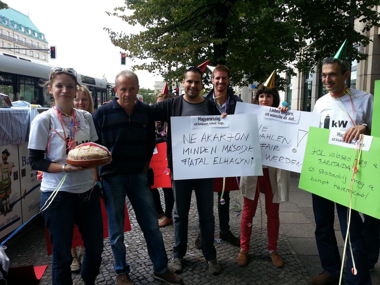 Berlinben is tüntetnek a magyarok vasárnap