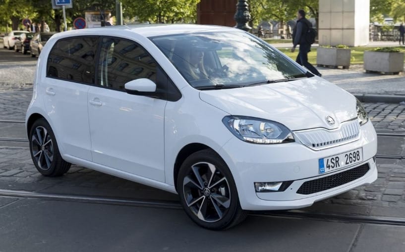 Prágában lefotózták az első, teljesen elektromos Skodát