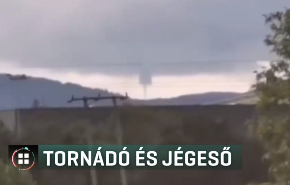 Tornádót videóztak Sárospatak határában