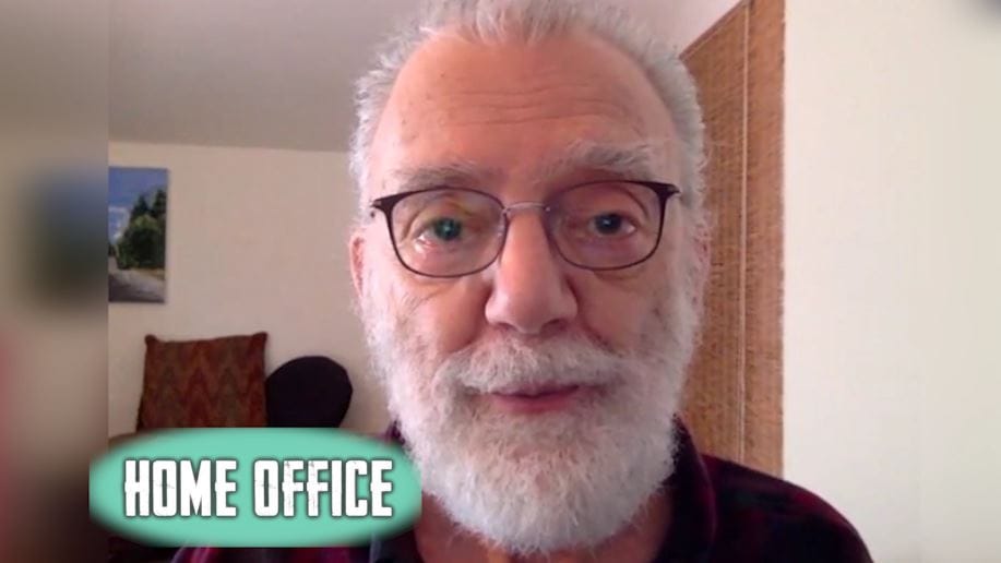 Feldmár András a Home office-ban: 