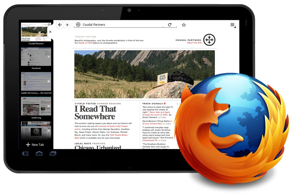 Érkezik a Firefox táblagépes verziója [képek]
