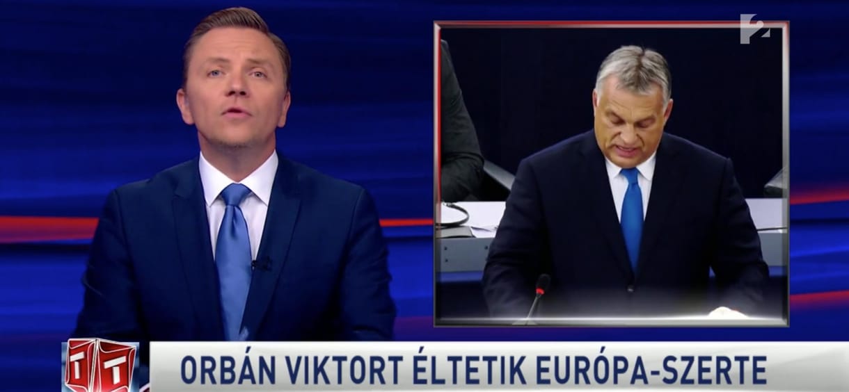 Újra az Orbánt istenítő Tv2-riporton görcsölhet a Médiatanács
