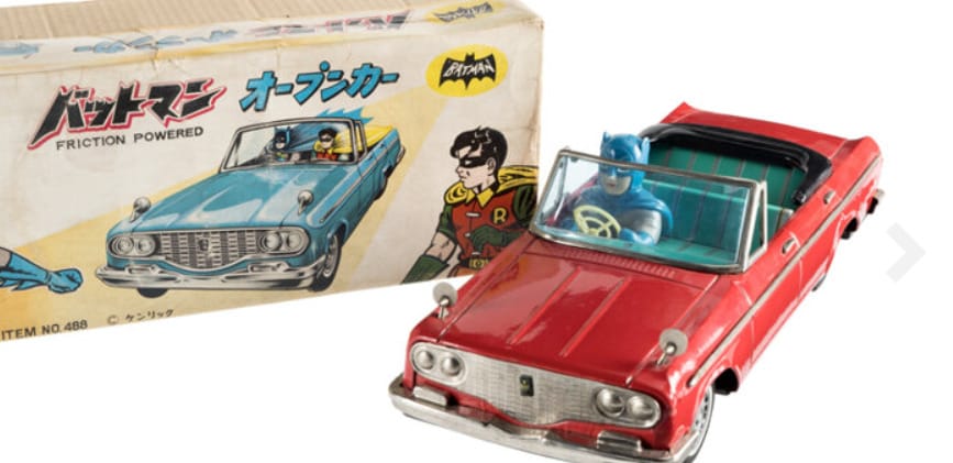 Ötvenhárom millió forintot ért meg valakinek egy Batman és Robin-kisautó