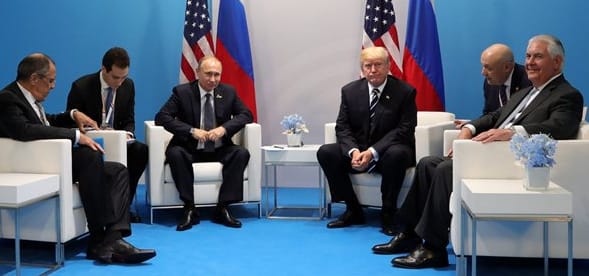 Putyin és Trump előhúzták az orosz beavatkozás ügyét Hamburgban