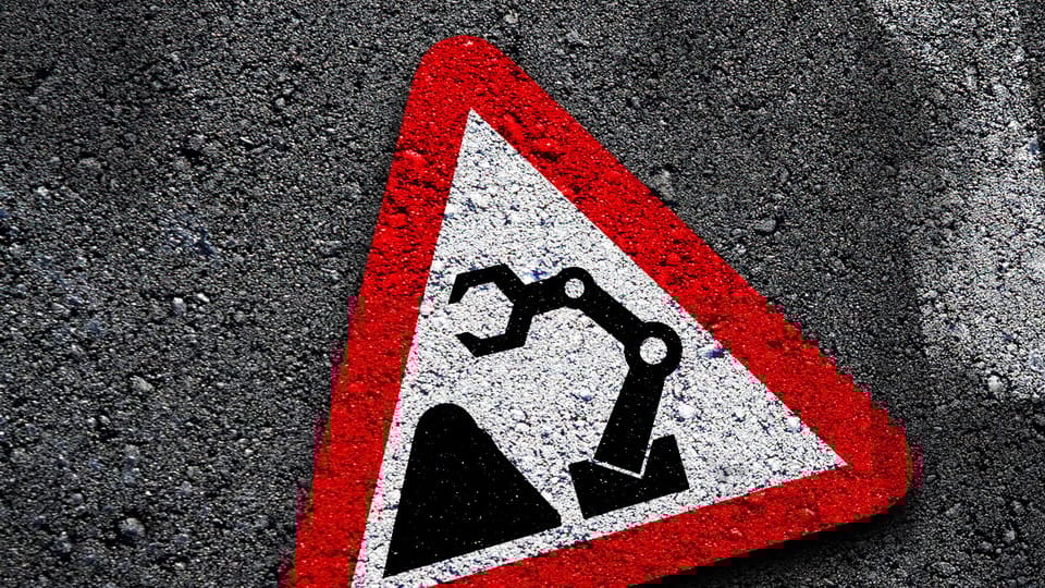 Tolatóradar: robotok miatt útakadály, ilyen táblák lesznek majd a KRESZ-ben?
