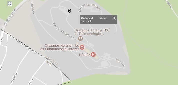 Tűz ütött ki hajnalban a Korányi egyik épületében Budán