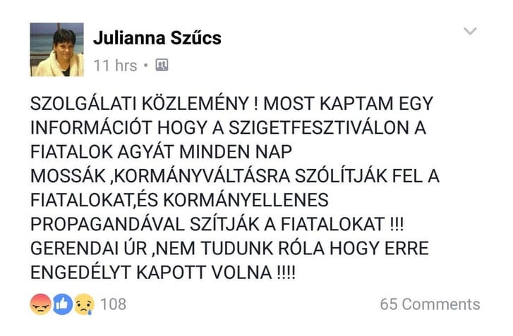 Újabb fideszes védekezik azzal, hogy feltörték a Facebook-oldalát