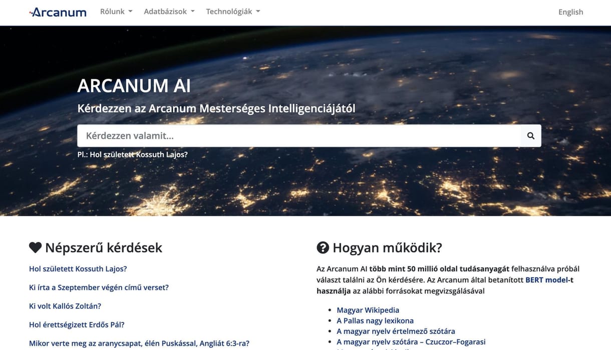 Pár éve még lehetetlennek tűnt: kérdezzen magyarul az Arcanum mesterséges intelligenciájától