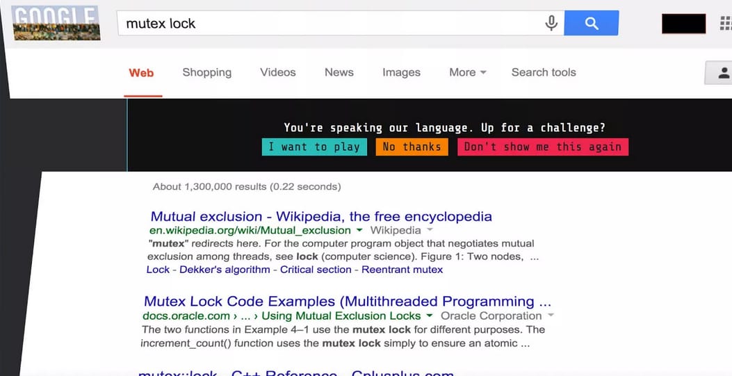 Titkos állásajánlatot rejtett el a Google a keresőjében