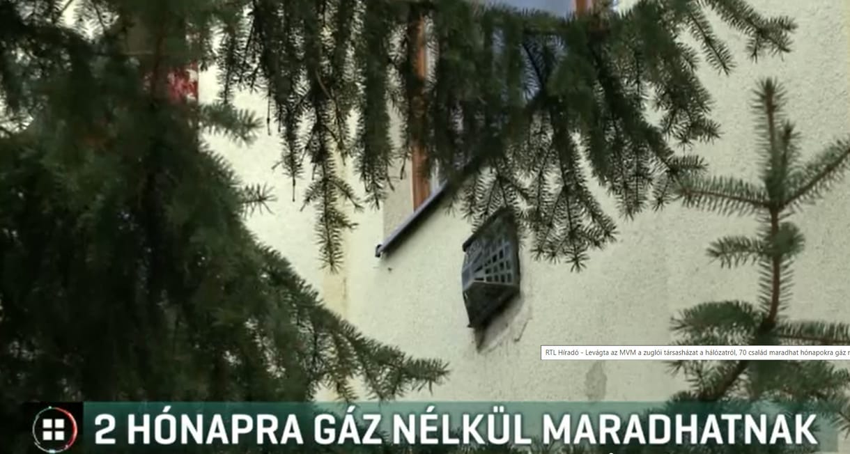 Levágott egy zuglói társasházat a gázhálózatról az MVM