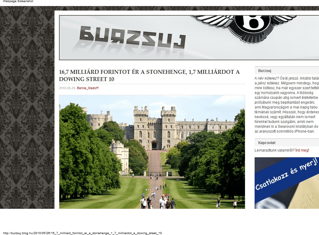 Mennyibe kerülne a windsori kastély?