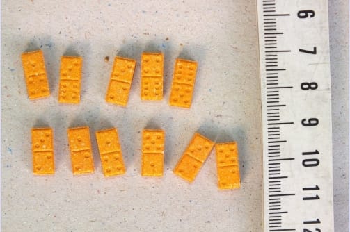 Előzetesben vannak a dominó alakú ecstasy árusítói – fotók