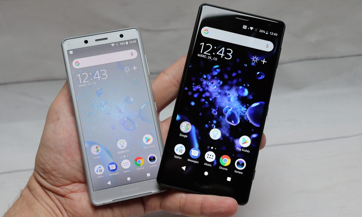 Mit tudnak 2018-ban a Sony csúcsmobiljai? Megnéztük a kisebbet és a nagyobbat is
