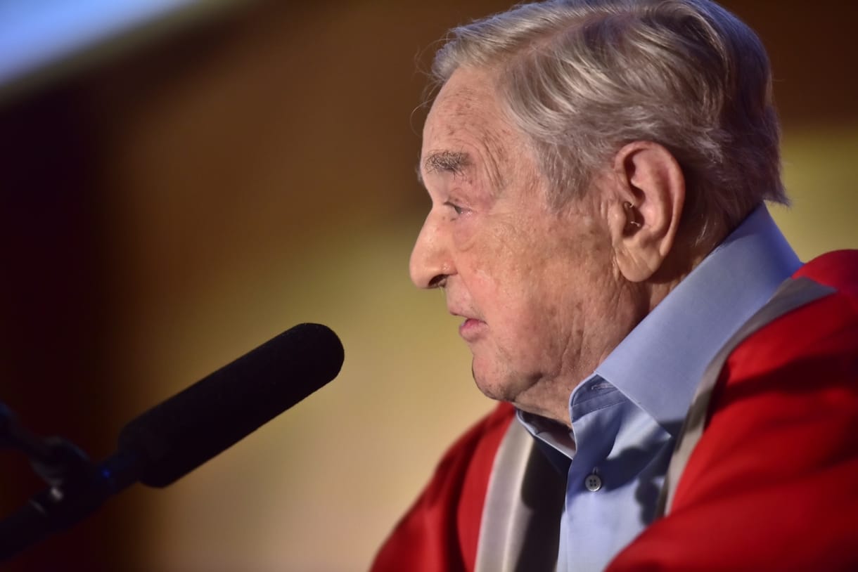 Soros György most tartott beszédet Budapesten