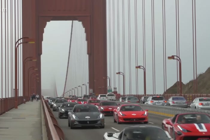 Így fesztiváloznak a ferrarisok – videó