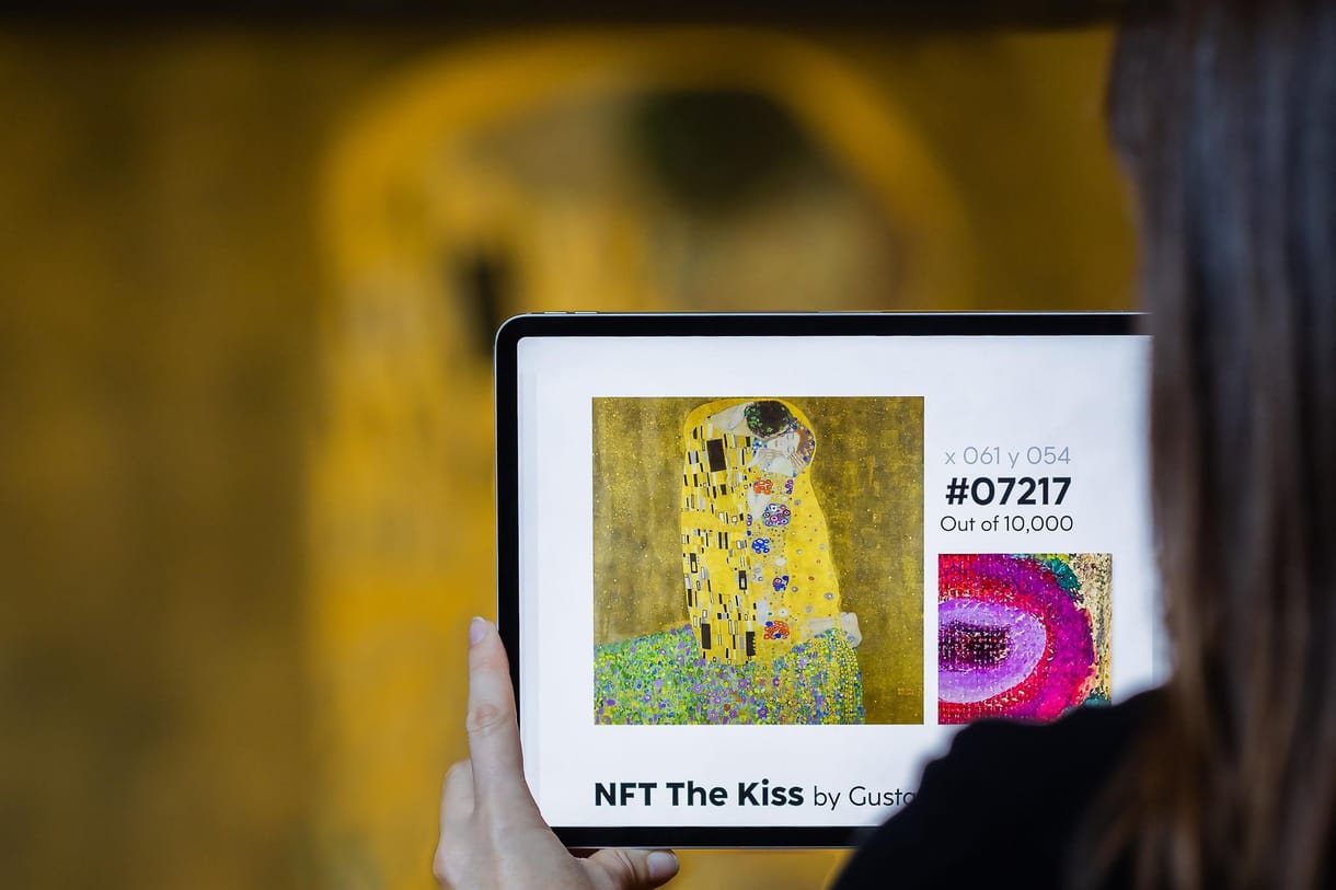 Icipici NFT-k együtteseként árulják Gustav Klimt híres festményét Valentin-napra