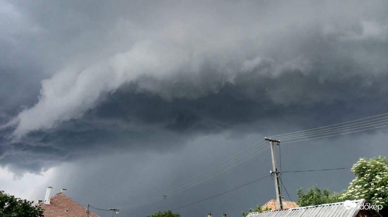 Narancs riasztást adtak ki, nagyméretű jég eshet