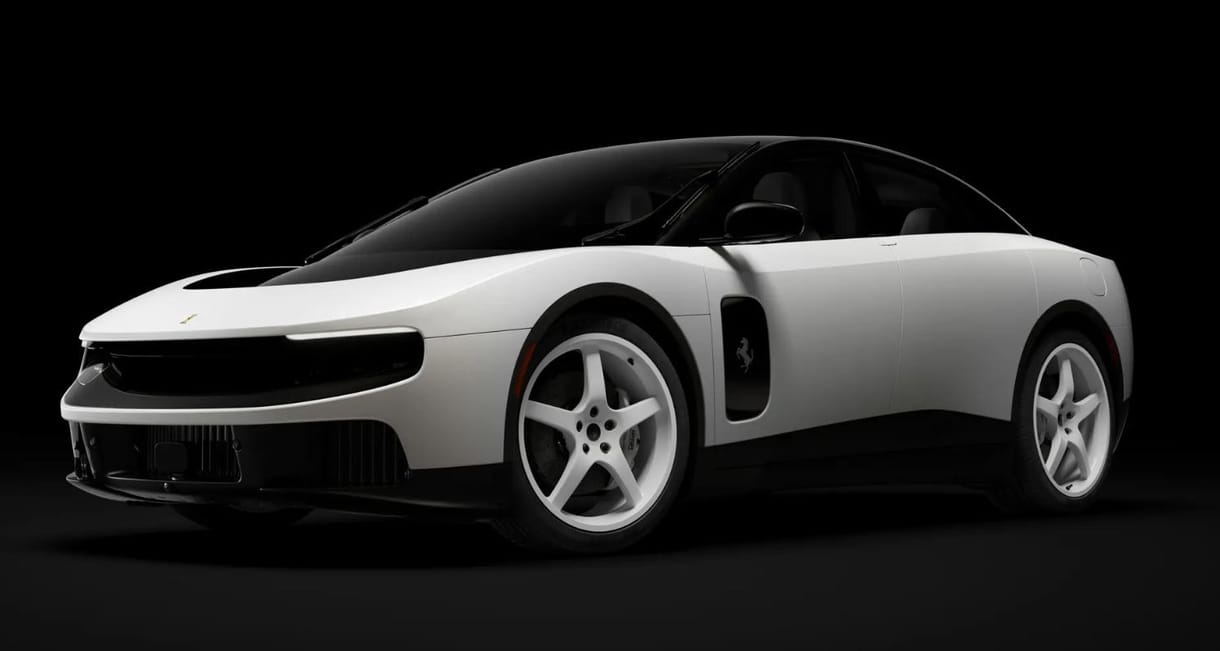 Máris kalapács alá kerül az első elektromos Ferrari