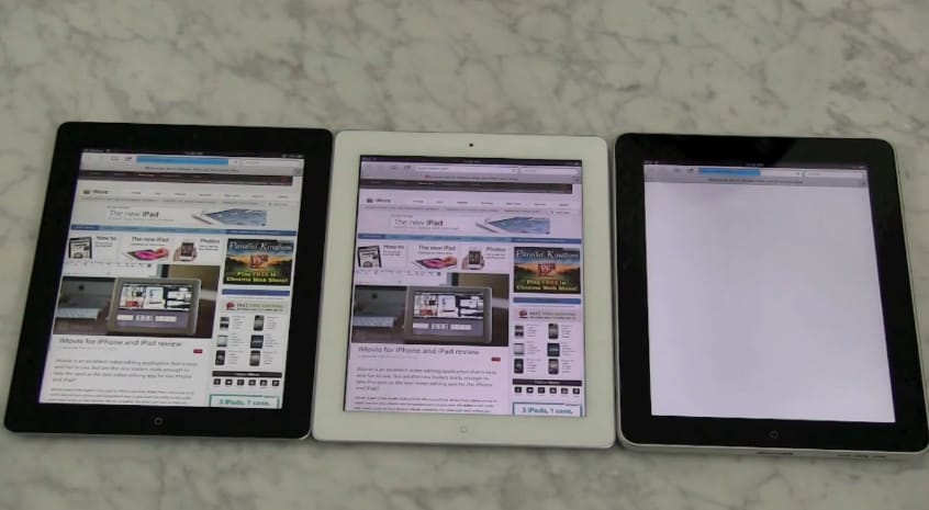 iPad 2 vs új iPad: alkalmazások elindulása és weboldalak betöltése [videó]