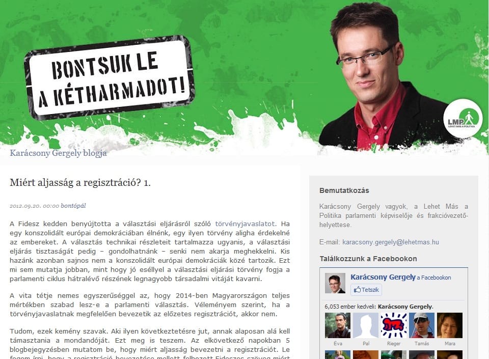 Választási regisztráció: felzárkózunk egy rossz rendszerhez 