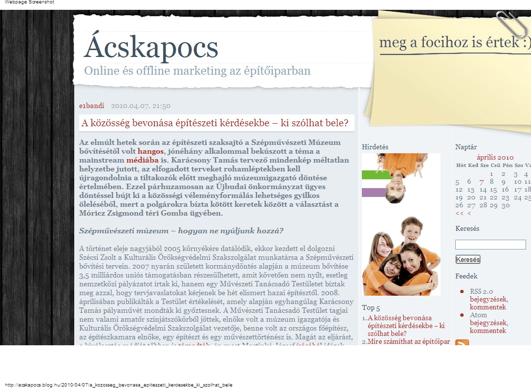 Építkezés a közösség segítségével Újbudán