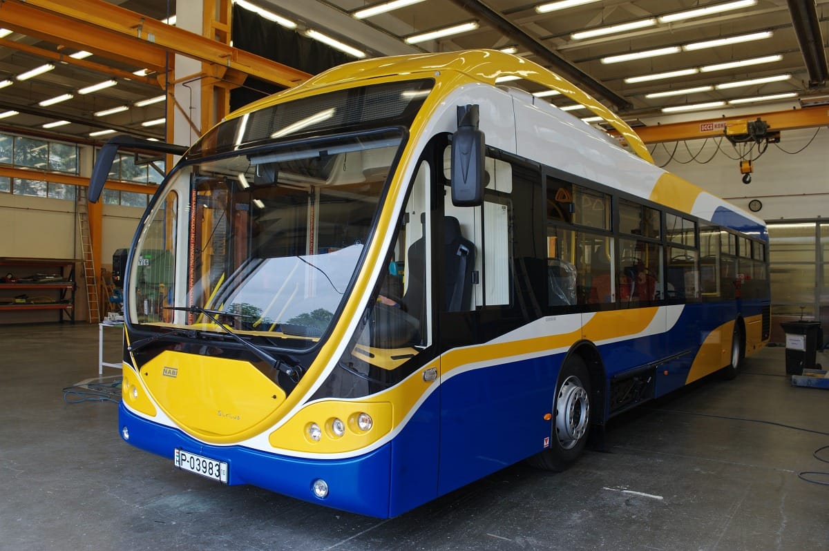Futurisztikus NABI-buszt teszteltek Miskolcon